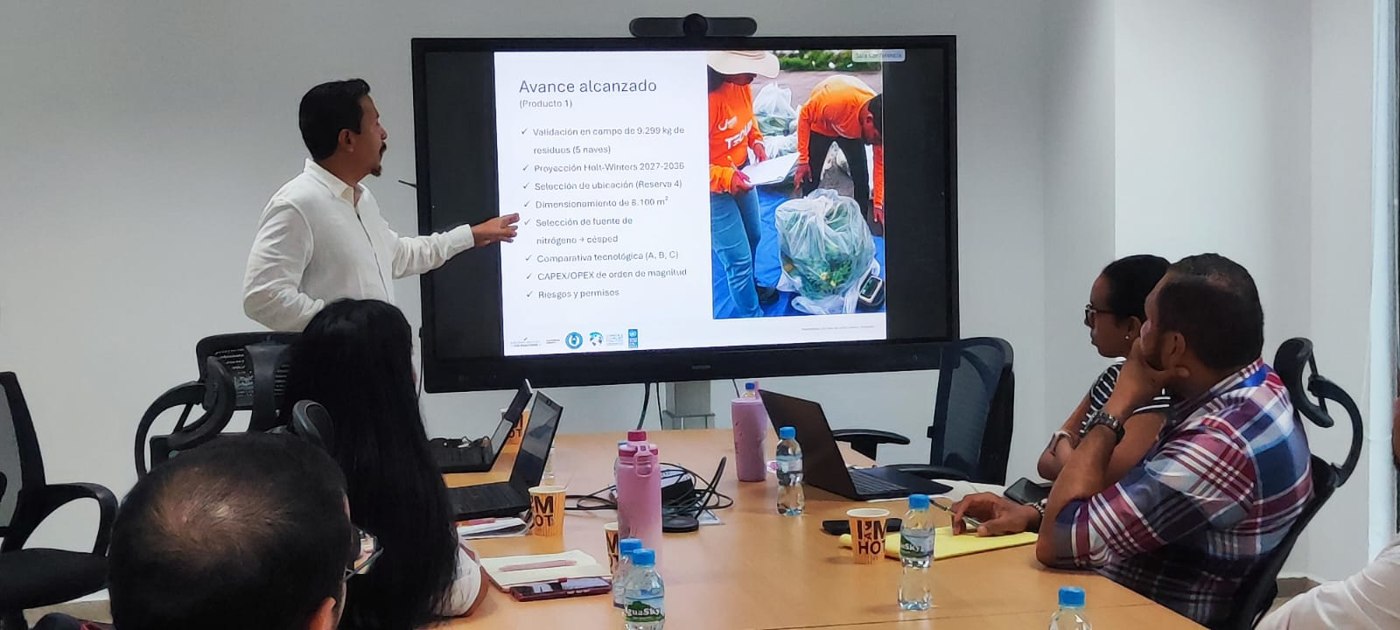 Tequina Wave team reviewing project findings and technical results in a planning session.